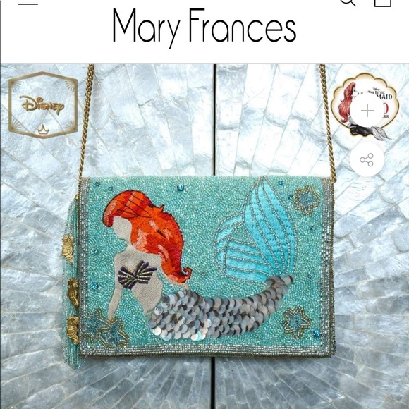 Mary Frances Handbags - Mary Frances beaded cross bag clutch